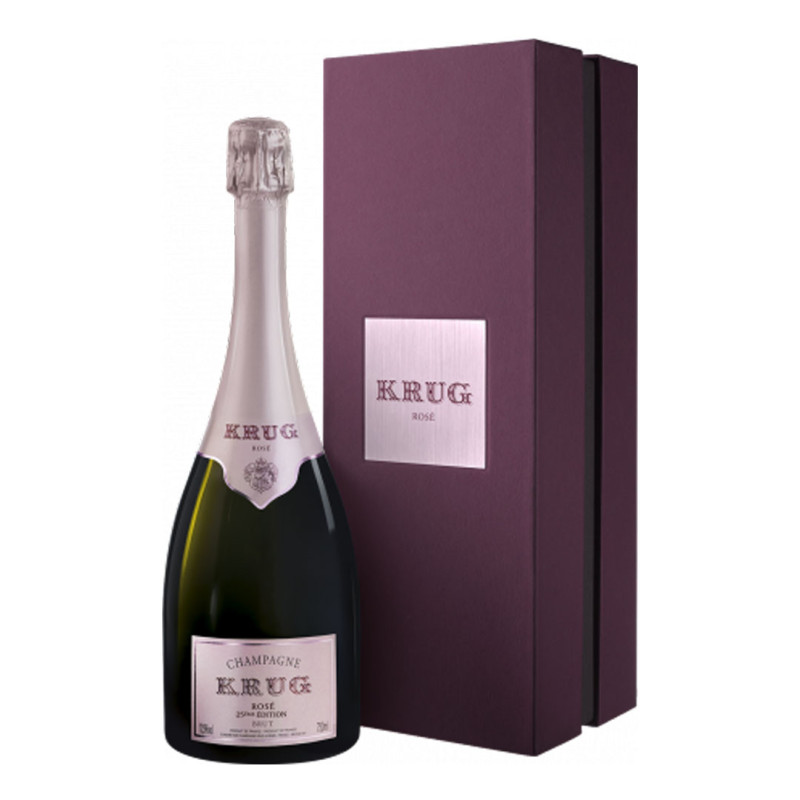 Krug  Rosé avec coffret Champagne