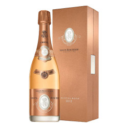 Roederer Cristal Rosé 2012 avec coffret Champagne