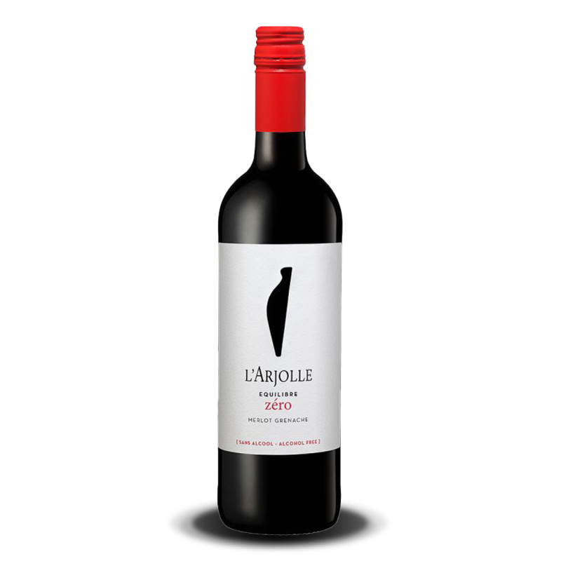 L'Arjolle Equilibre Zero SANS ALCOOL Rouge Merlot Grenache