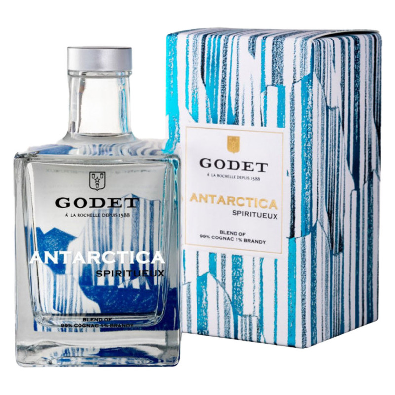 Cognac Godet Antartica Ice White