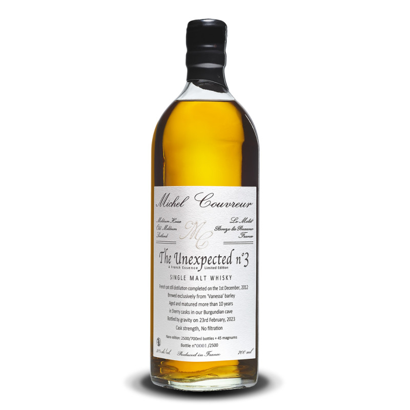 Michel Couvreur The Unexpected édition 3 single malt whisky